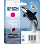 C13T76034N10 EPSON T7603 SC Inkt magenta vivid 1400pagina's 25,9ml