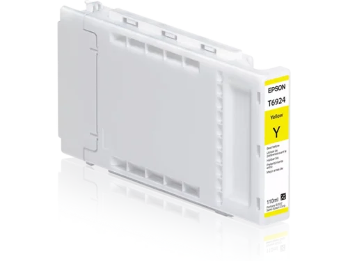 De Epson UltraChrome XD T692400 is een enkele verpakking met 110 ml gele gekleurde inkt, ideaal voor wie op zoek
