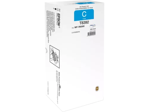 De Epson C13T83924N is een enkele verpakking cyaan-inkt voor de EPSON WorkForce Pro WF-8590 D3TWFC en levert een betrouwbare afdruk