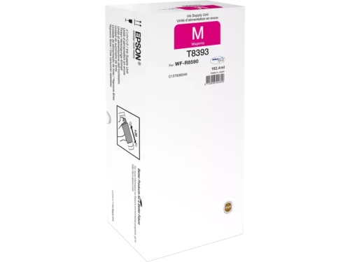 De Epson C13T83934N magenta inkjet cartridge biedt hoog (XL) rendement in een enkele verpakking voor de EPSON Workforce Pro WF
