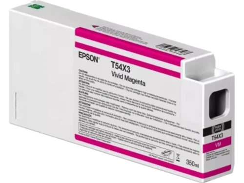 De Epson T54X30N is een magenta inkjetcartridge met normaal rendement en 350 ml inkt, geleverd als enkele verpakking. Deze cartridge