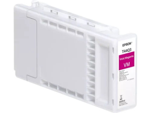 De Epson C13T44Q34N magenta inktcartridge levert met 350 ml een royale en betrouwbare voorraad voor uw Epson SureColor-printer. Ideaal voor
