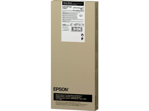 De Epson SJIC48P-BK is een zwarte inkjetcartridge met normaal rendement en een inhoud van 480 ml, ideaal voor wie op
