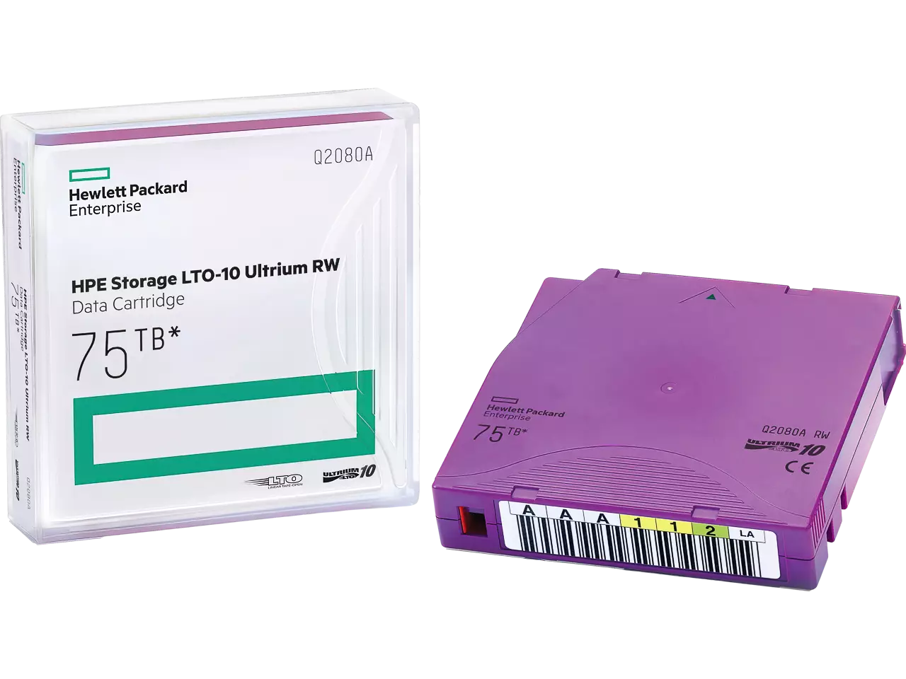 210025440171.webp HP LTO10 30/75TB (20) LABEL FIX Q2080AN DC Ultrium 10 - Afbeelding 1