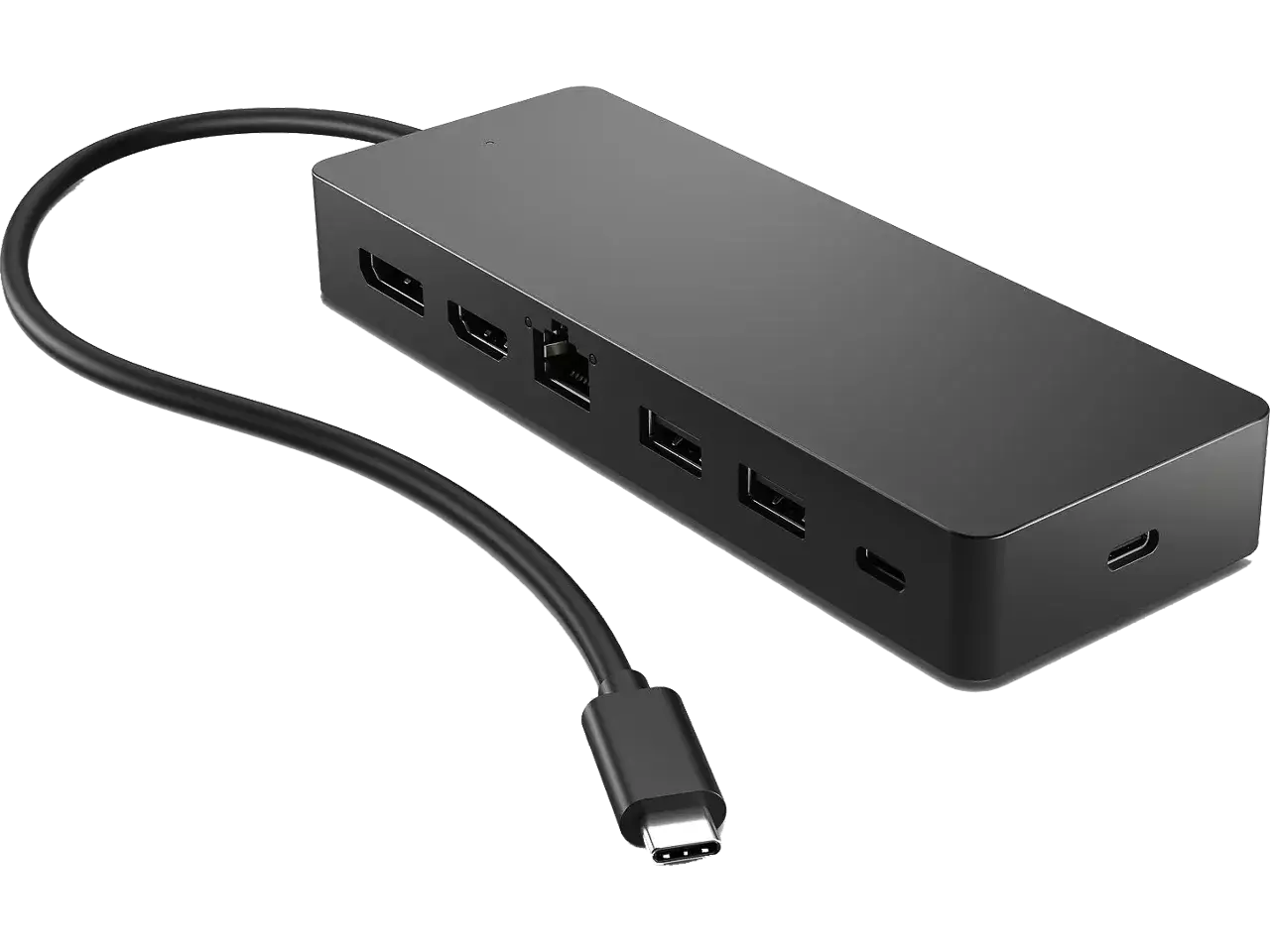 415025440021.webp 50H98AA#ABB HP Hub USB-C Multiport universeel zwart EMEA - Afbeelding 1