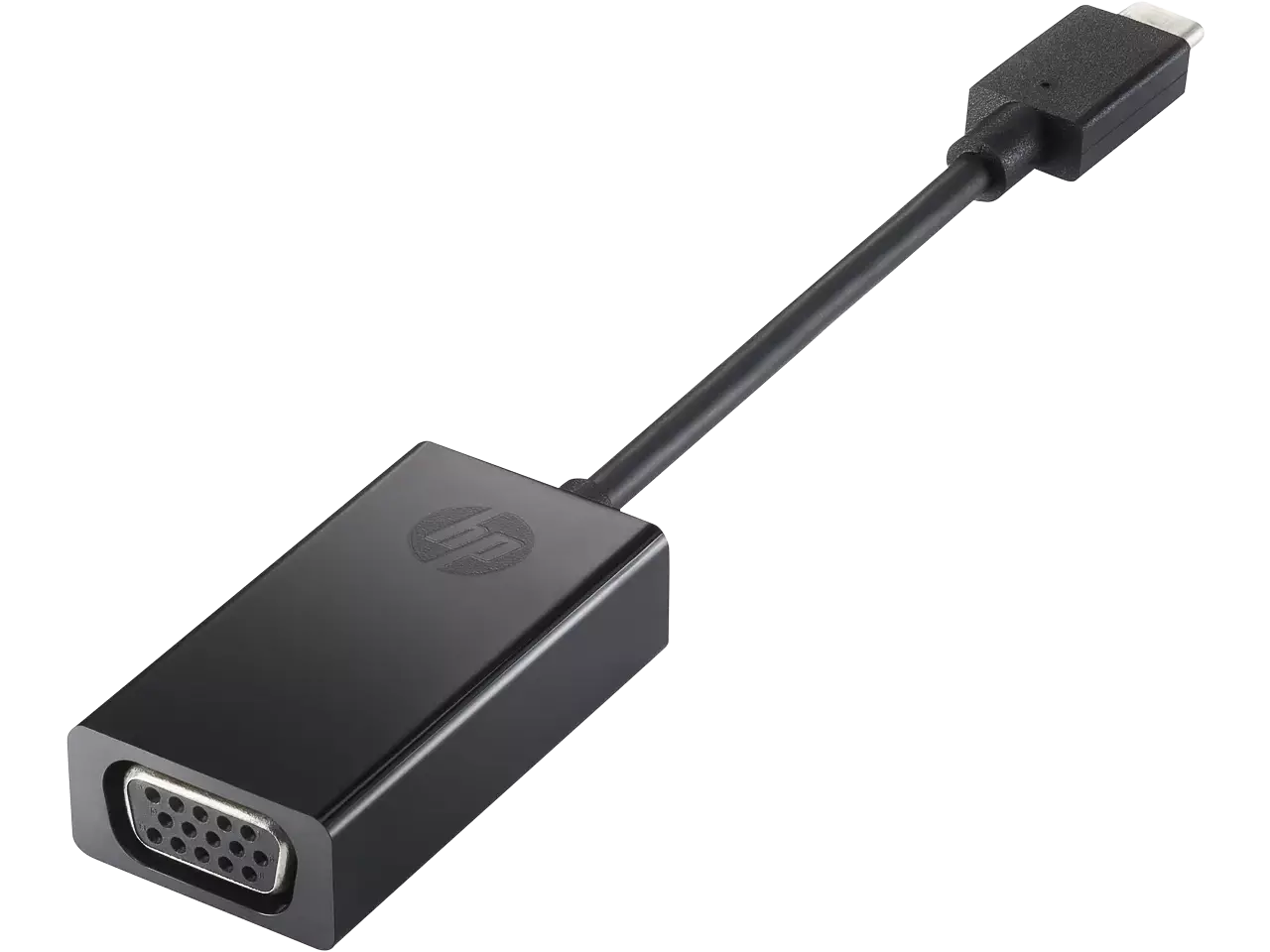 415025440030.webp N9K76AA#AC3 HP Adapter USB-C VGA zwart - Afbeelding 1