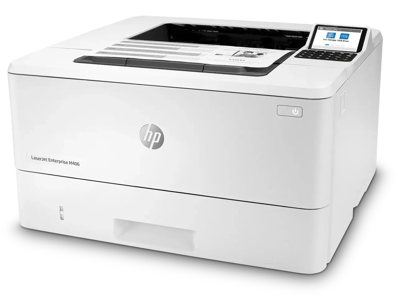 600025441362.webp 3PZ15A#B19 HP LJ M406DN Laserprinter mono A4 Apple Airprint LAN Duplex - Afbeelding 1