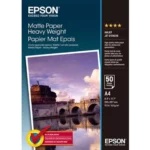C13S041256 EPSON Papier A4 (210x297mm) 50vel wit 167gr mat zwaar