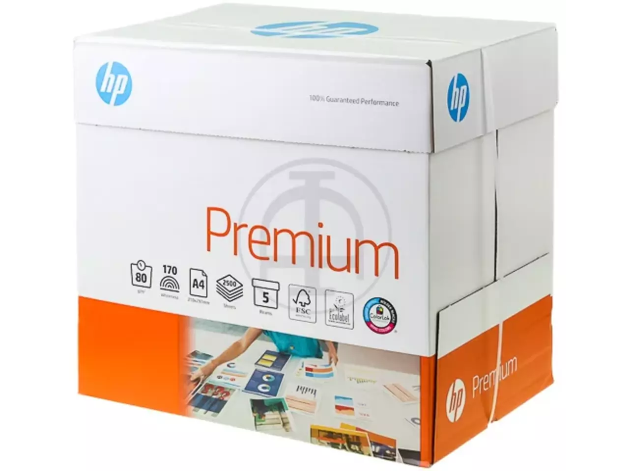 800025440054.webp 2100004868 HP Premium Kopieerpapier A4 500vel wit CHP850 80gr - Afbeelding 1