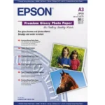 C13S041315 EPSON Premium Fotopapier A3 (297x420mm) 20vel wit 255gr glossy