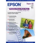 C13S041316 EPSON Premium Fotopapier A3+ (330x483mm) 20vel wit 255gr glossy