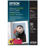 C13S042154 EPSON Fotopapier 13x18cm 30 vel wit 255gr glossy