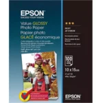 C13S400039 EPSON Fotopapier 10x15cm 100 vel wit 183gr glossy