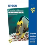 C13S041287 EPSON Premium Fotopapier A4 (210x297mm) 20vel wit 255gr glossy