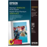 C13S041332 EPSON Premium Fotopapier A4 (210x297mm) 20vel wit 251gr zijdemat