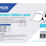 C33S045727 EPSON Etiketrol 105mm 35meter wit mat