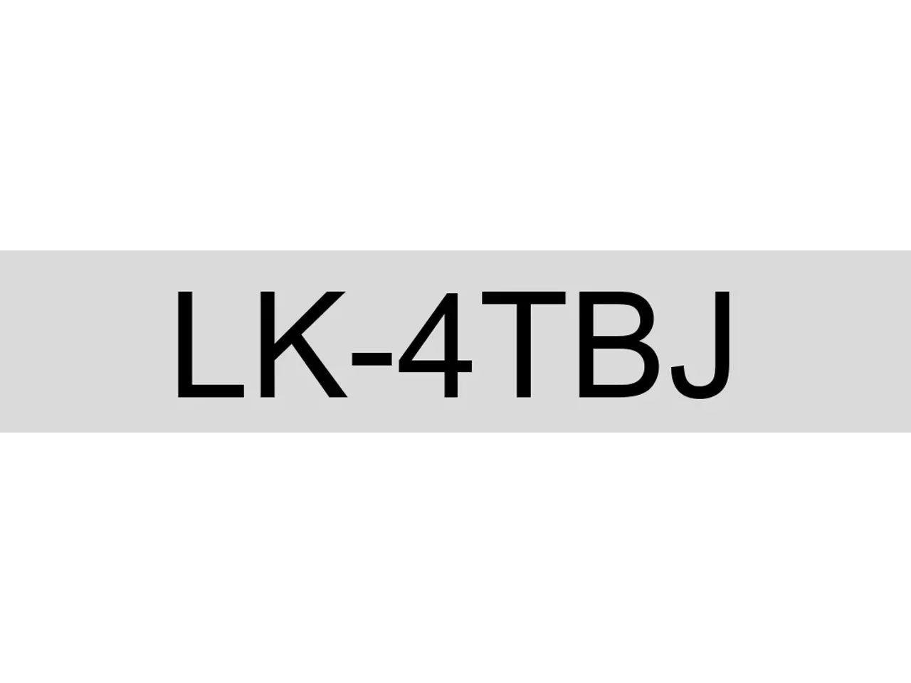 914015440093.webp C53S672065 EPSON LK4TBJ Labeltape 12mm transparant zwart 8 meter mat - Afbeelding 1