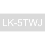 C53S672069 EPSON LK5TWJ Labeltape 18mm transparant wit 8 meter mat