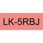 C53S672072 EPSON LK5RBJ Labeltape 18mm rood zwart 8 meter mat