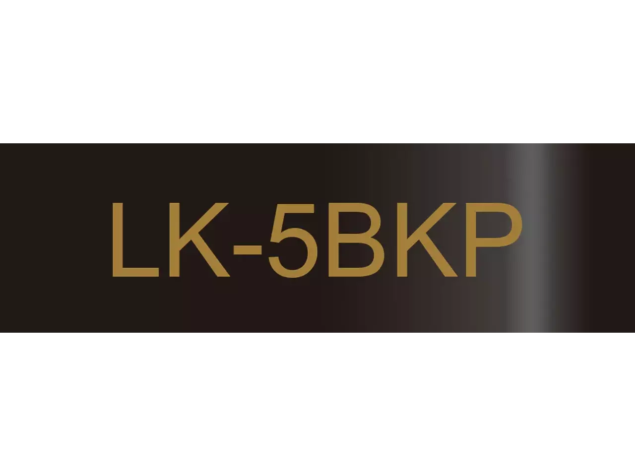 914015440108.webp C53S672095 EPSON LK5BKP Labeltape 18mm zwart goud 9 meter metallic - Afbeelding 1