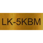 C53S672093 EPSON LK5KBM Labeltape 18mm goud zwart 9 meter metallic